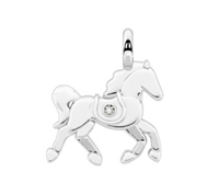 Charm Kidult Donna in Acciaio Zircone 741393